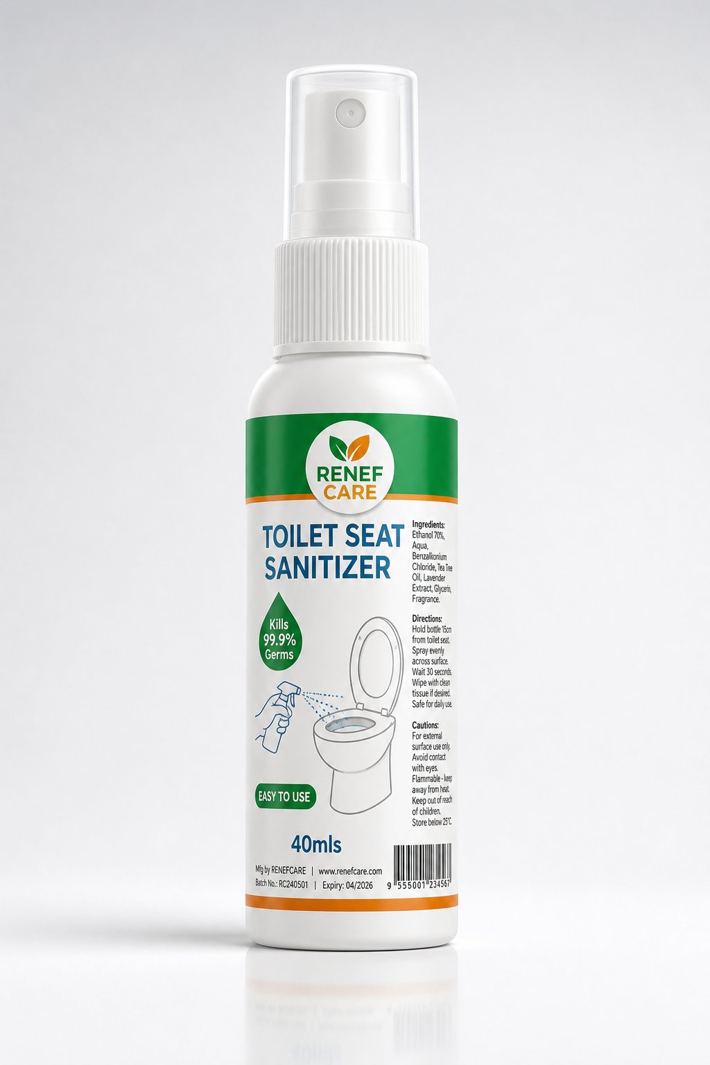 Toilet Seat Sanitizer Spray